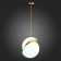 Suspension lamp ST LUCE. SL1164.323.01. Laico. 1x60 watts, E27, 30x30x35 cm, brass color