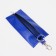 Key of lightning, length 14 cm, ring, carbine, blue color