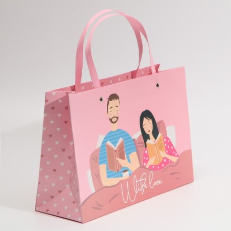 Gift package, packaging, "with love", 30 x 20 x 10 cm-2