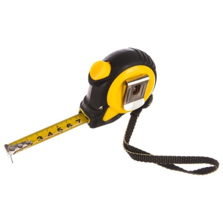 Roulette Encor "Nautilus" 10165, rubberized plastic, steel tape, 3 m x 16 mm-1