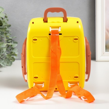Pigpie Plastic "Backpack with a duckling" code castle, sound AA 18x10x19.8 cm-2
