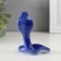 Souvenir Ceramics "Blue Cobra" with gold 5x6.2x7.7 cm
