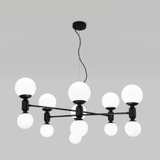 Ceiling Lamp Eurosvet Bubble 30182, E27, G9, 12x20W, 760x1000 mm, black color