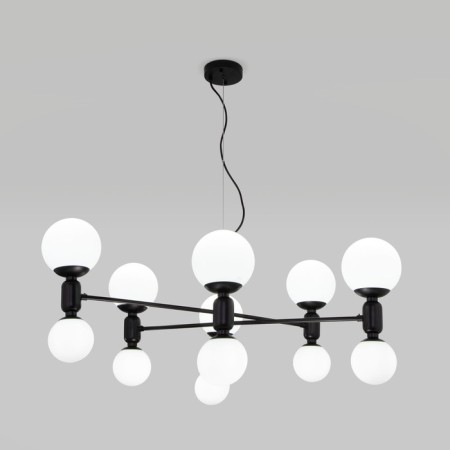 Ceiling Lamp Eurosvet Bubble 30182, E27, G9, 12x20W, 760x1000 mm, black color