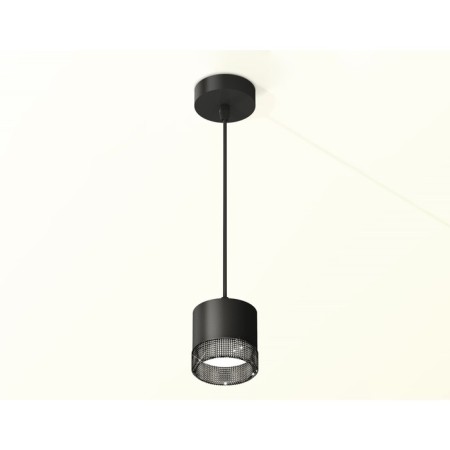 Suspended lamp with composite crystal Ambrella Light, XP8111041, GX53 LED 12 W, Black sand color, tinted-1