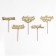 Topper wooden "mother" gold, mix, in the packing 5 different, give beautifully