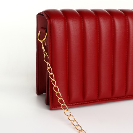 Bag-mixer on a valve, a long belt, burgundy color-3