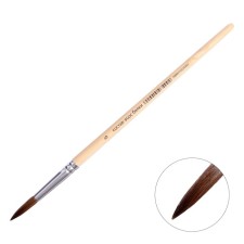 Squirrel Brush Round No. 8, handle tree
