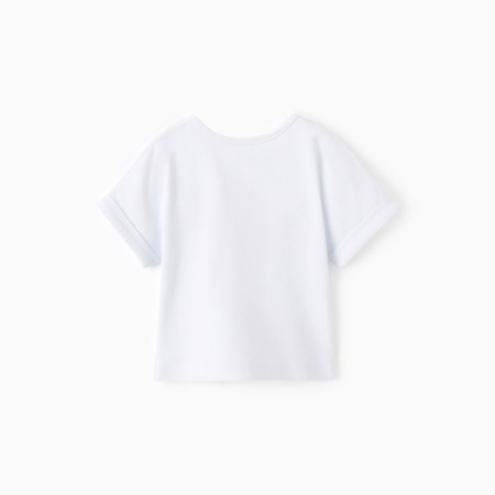 T-shirt Children's Minaku: Basic Line Baby, white color, height 62-68-8