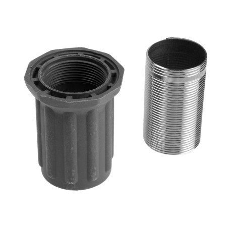 Zein Z2393 sink mixer, 40 mm cartridge, short spout, stainless steel, black-4