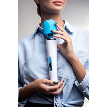 Magic Wand Genio nozzle for Massager Europe, silicone, blue, 4.1 cm-5