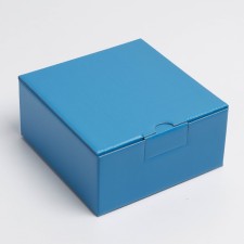 Gift folding box, packaging, “blue”, 15 x 15 x 7 cm