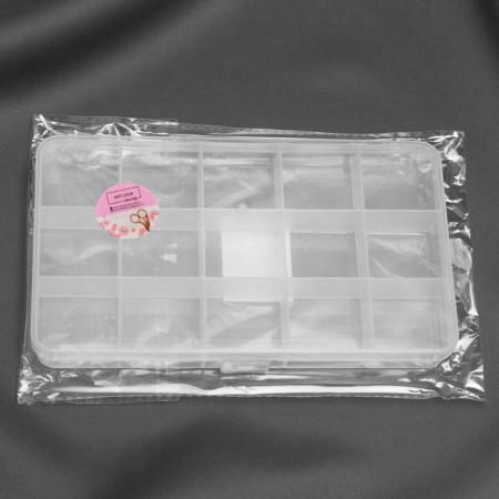 Organizer for needlework, with a suspension, 15 departments, 17.5 × 10 × 2 cm-5