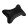 Car bone pillow, on the headrest, eco -leather, 18 × 25 cm, black