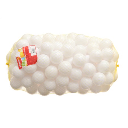 Balls for a dry pool with a pattern, ball diameter 7.5 cm, set 150 pieces, white color-3