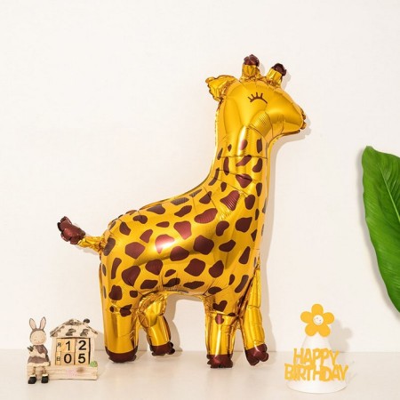 Foil ball 24 "Giraffe", gold-1