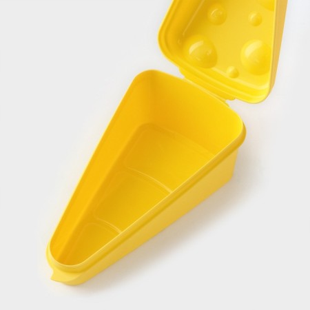 Ricco cheese container, 19.8x × 10.6 × 7.5 cm, yellow color-2
