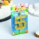 Candle for the cake figure "Jubilee" 55, gold, 9.7 cm,