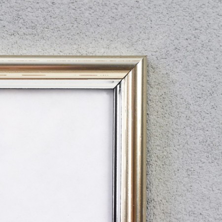 Photo frame plastic 21x30 cm silver (590)-1