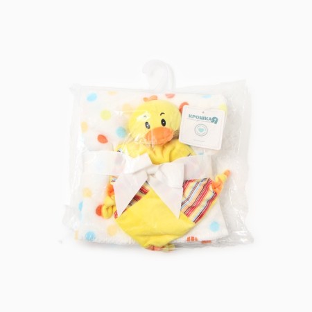 A blanket with a toy crumb I am "chicken" 75*90cm-9