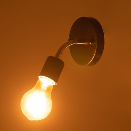 SHOT "SHENI" E27 40W black 10x10x10cm-5