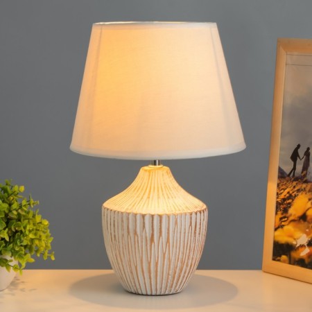Table lamp 38043/1 E14 40W white 23x23x35 cm Risalux-1