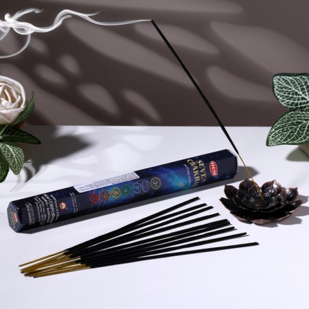 Incense HEM "7 chakras 7 Chakras, 20 sticks in packaging, hexagon