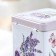 Bank with a lid for bulk products "lavender-3", 1.2 l, 9 × 16.5 cm, rectangular
