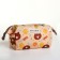 Lightning cosmetic bag, beige color