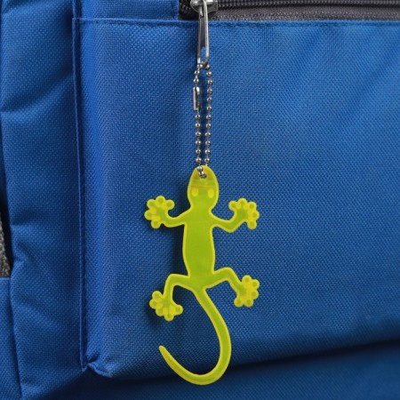 The reflective element "Lizard", 10 × 6.5 cm, yellow color-1