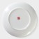 Porcelain dining “Golden Line”, D = 27 cm, white color