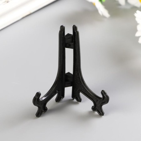 Plastic plastic stand 7.5 cm black, for plates 7-10 cm