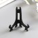 Plastic plastic stand 7.5 cm black, for plates 7-10 cm