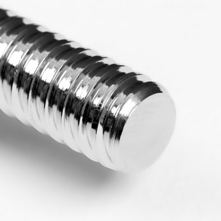 The stamp is dumb, metal, chrome -plated d = 28 mm, 35 cm-2