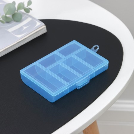 Organizer for storage, 6 cells, 12 × 8.5 × 2.5, color mix-1