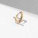 Piercing in the ear (Helix) "Star", d = 10 mm, color gold