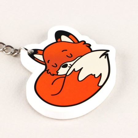 Key keychain "Fox", 10 x 5.2 cm-2