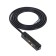 Connector Support for the ARTE LAMP Linea-Acessories A480206, 1.65x200x1.8 cm, black
