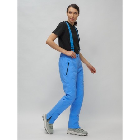 Ski suit female, size 42, blue color-13