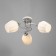 Sarina chandelier 3he27 40w is white 54x54x24cm Bayerlux