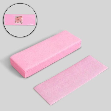 Strips for depilation, 20 × 7 cm, 100 pcs, pink color-2