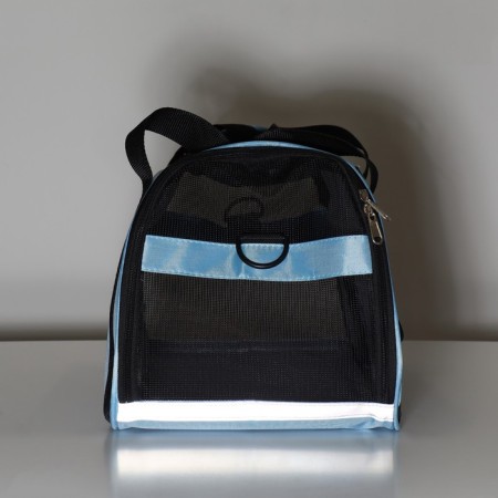 Mesh-rifle bag, 48 x 26 x 31 cm, blue-13