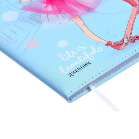 Universal diary for grade 1-11 YES, You can, solid cover, artificial leather, foam rubber, liesse, 80 g/m2-2