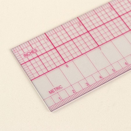 A line for quilting and patchwork, 45 × 5 cm, thickness 0.5 mm, color transparent-1