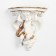 Wallness Decor-Column "Angel, 23.2 x 22 cm, white with gold