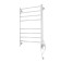 Domoterm electric heated towel rail "Cuba" P8, 500x800 mm, right, chrome