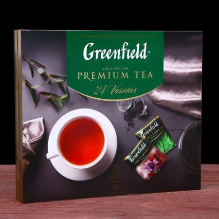 Greenfield tea set Premium Tea 24 types (96 bags x 1.8 g)
