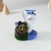 Piggy bank Polystone "Snake with a tub with a tub" MIX 7x6x10 cm