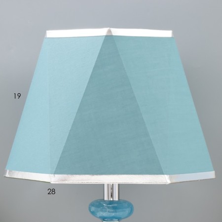 Table lamp with backlight "Topaz" 1x60W E27 Blue 28x28x43 cm Risalux-2