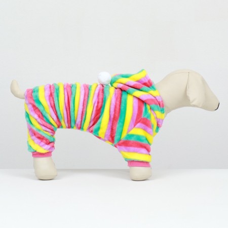 Combiason "Rainbow" with a hood, size 2xl (DS 45 cm, Osh 45 cm, og 55 cm)-1